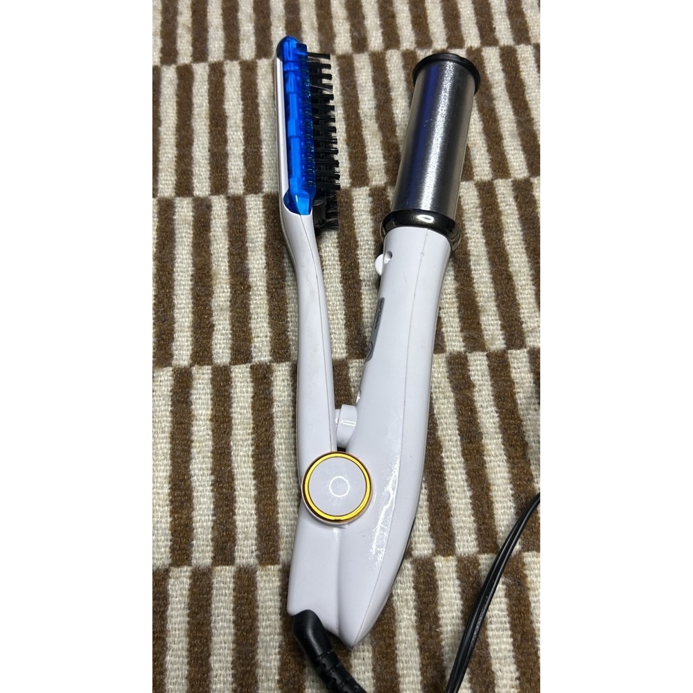 InStyler Wet to Dry Rotating Curling Iron Brush IS2.2-1001 Blue 1.25"